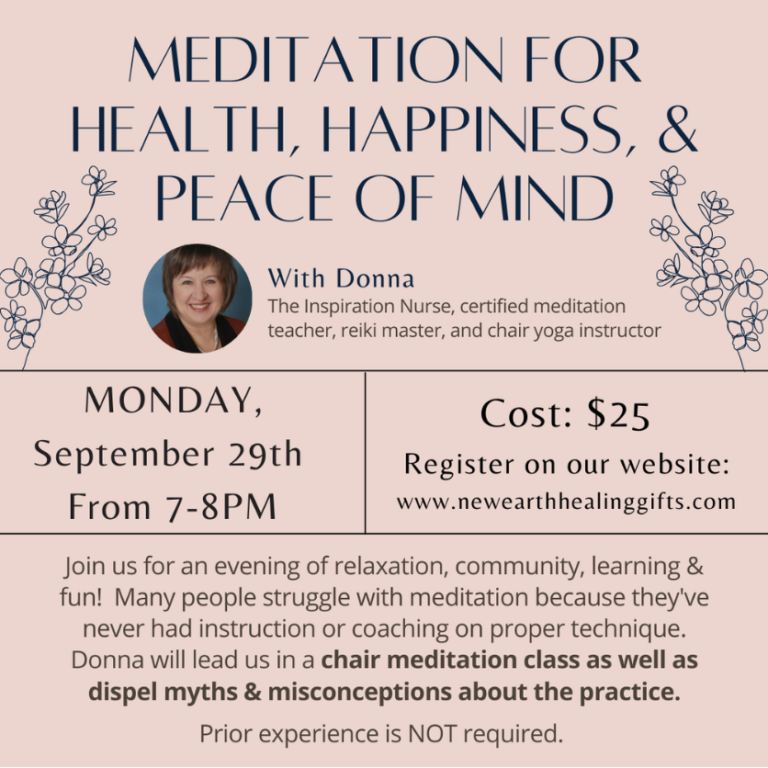 Meditation for Health, Happiness, & Peace of Mind